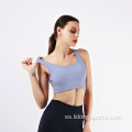 Venta caliente de verano mujeres sin mangas de yoga chaleco de yoga chaleco fitness sujetador ropa chaleco de yoga